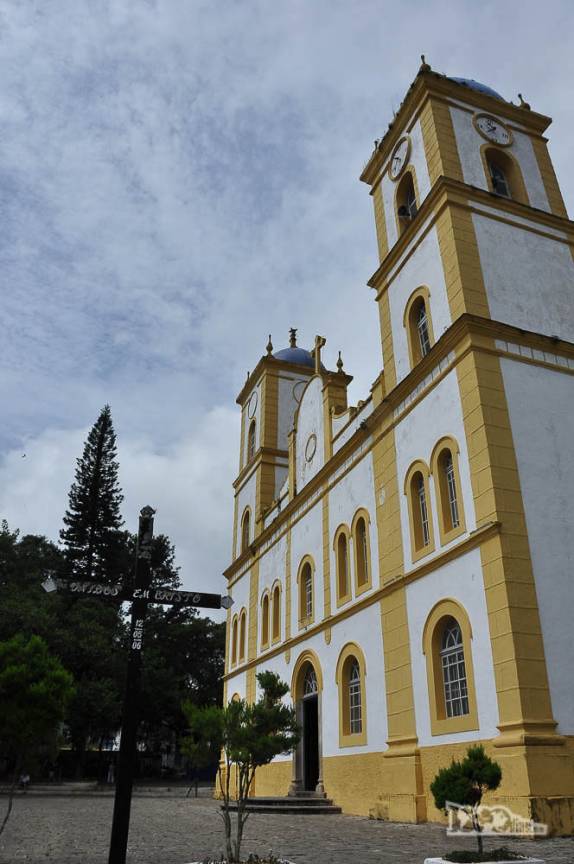 A bela Igreja Matriz de São Francisco do Sul, litoral norte de Santa Catarina